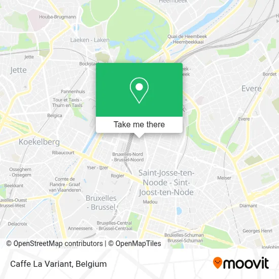 Caffe La Variant map