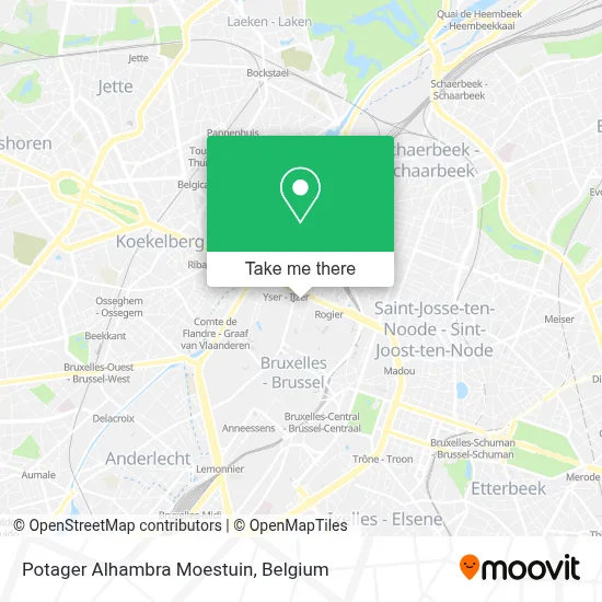 Potager Alhambra Moestuin map
