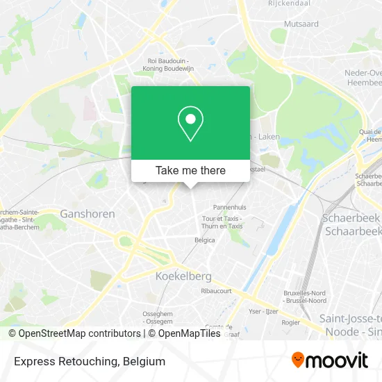 Express Retouching map
