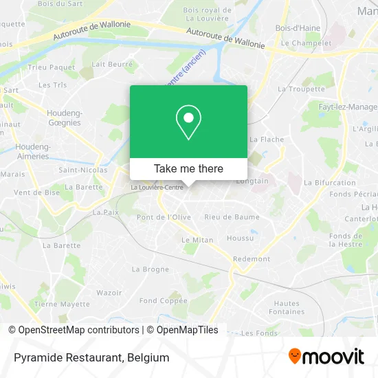 Pyramide Restaurant map