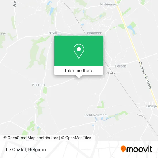 Le Chalet map