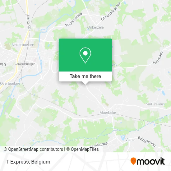 T-Express map
