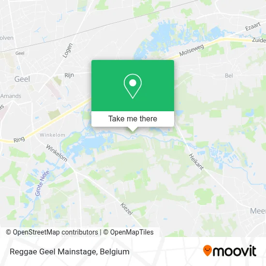 Reggae Geel Mainstage map
