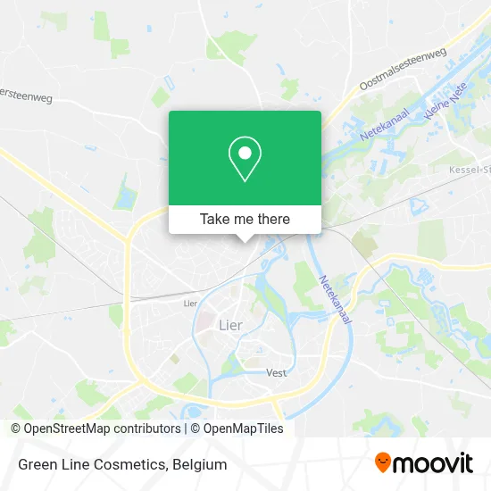 Green Line Cosmetics map