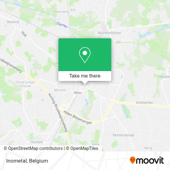 Inometal map