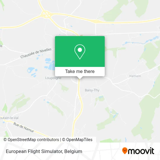 European Flight Simulator map