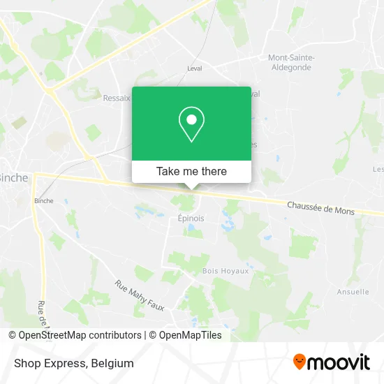 Shop Express map