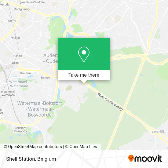 Shell Station map