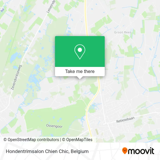 Hondentrimsalon Chien Chic map