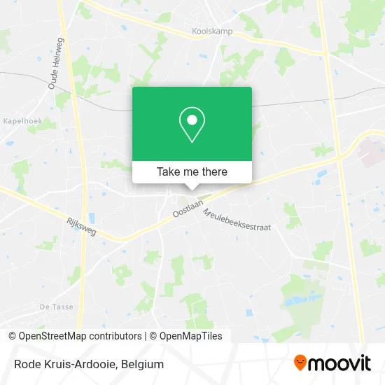 Rode Kruis-Ardooie map