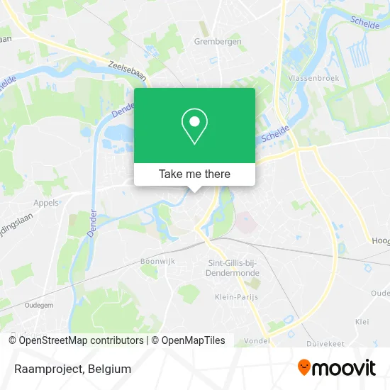 Raamproject map