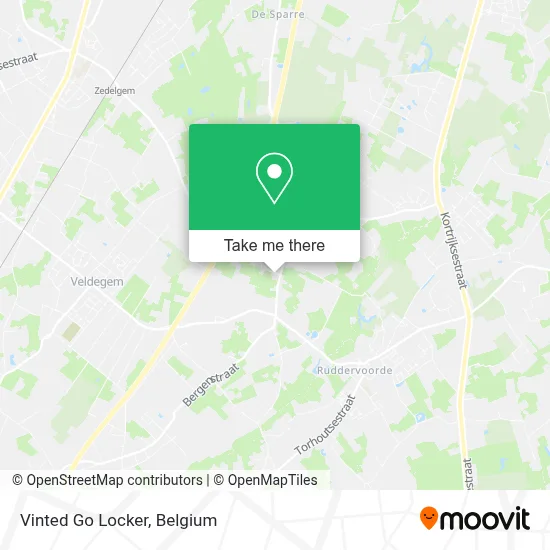 Vinted Go Locker map