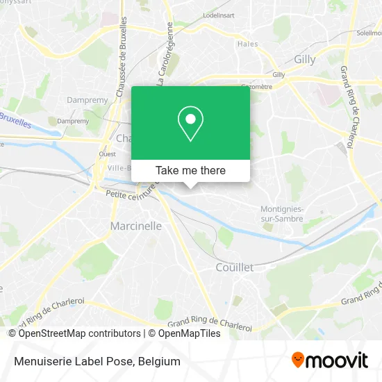 Menuiserie Label Pose map