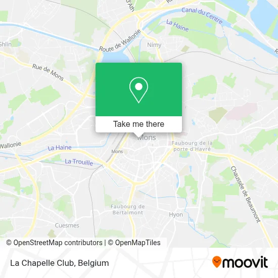 La Chapelle Club map