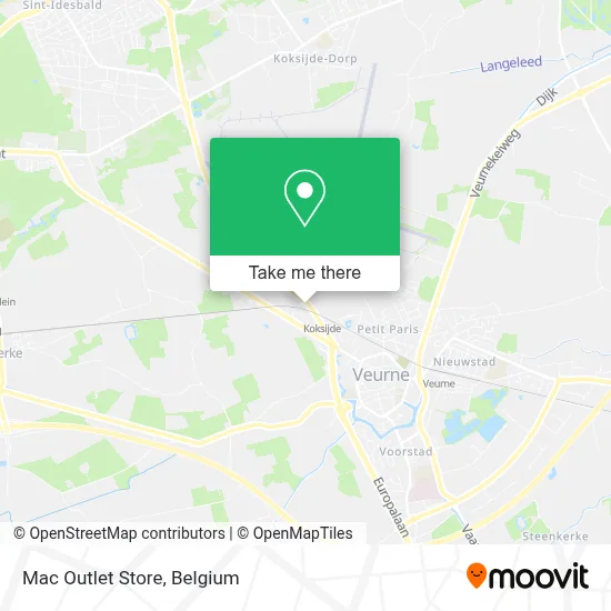 Mac Outlet Store map