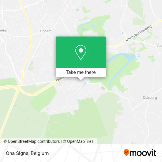 Ona Signs map