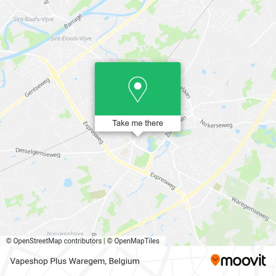 Vapeshop Plus Waregem map