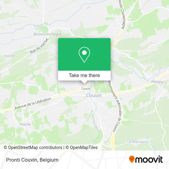 Pronti Couvin map