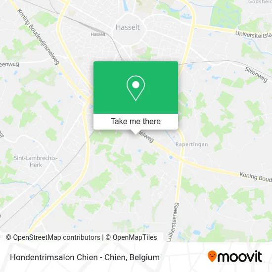 Hondentrimsalon Chien - Chien map