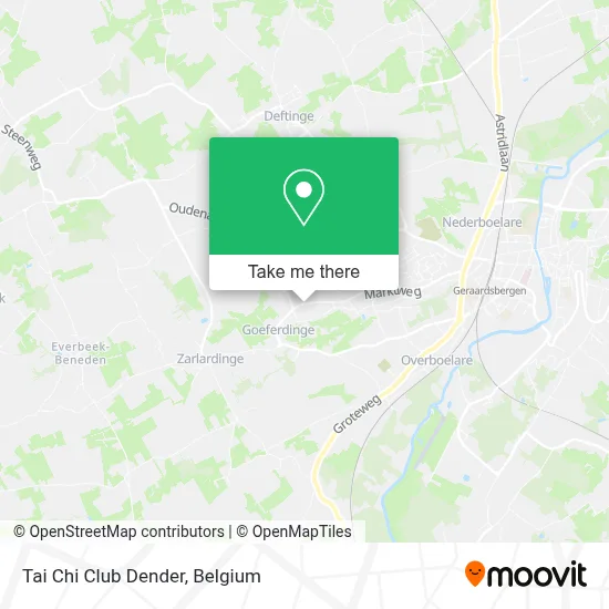 Tai Chi Club Dender map
