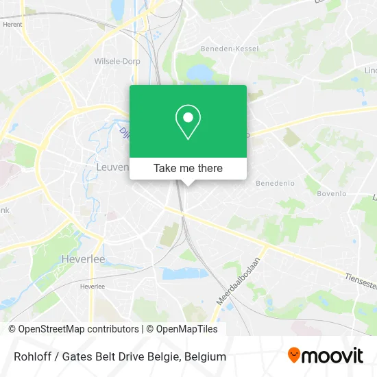 Rohloff / Gates Belt Drive Belgie map