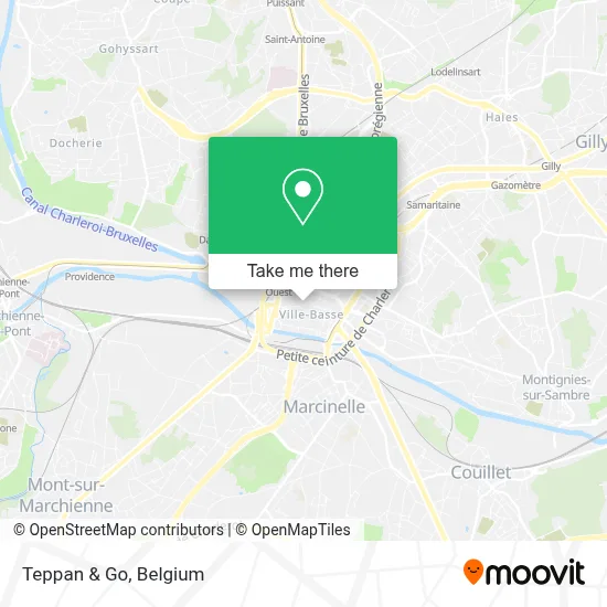 Teppan & Go map