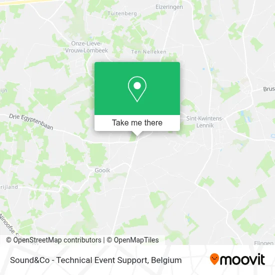 Sound&Co - Technical Event Support map
