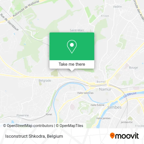 Isconstruct Shkodra map