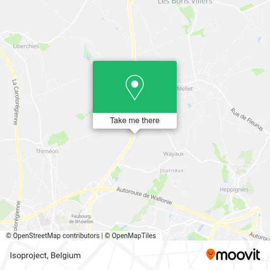 Isoproject map