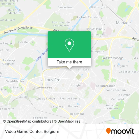 Video Game Center map