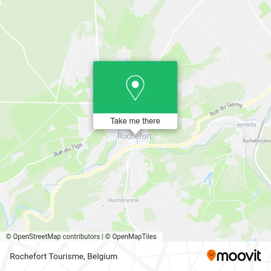 Rochefort Tourisme map