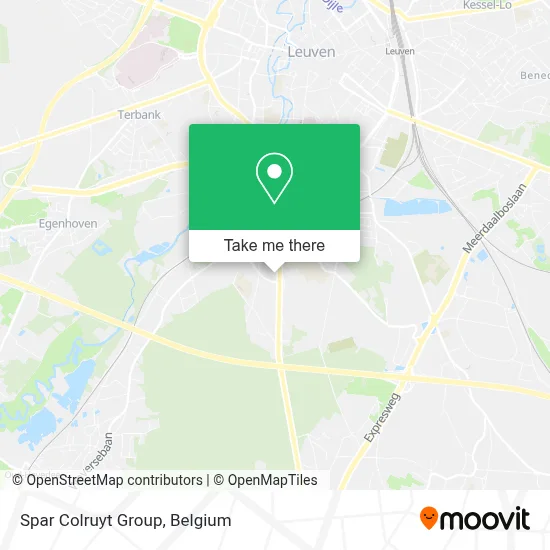 Spar Colruyt Group map