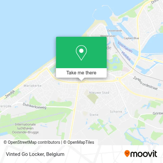Vinted Go Locker map
