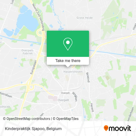 Kinderpraktijk Sjapoo kaart