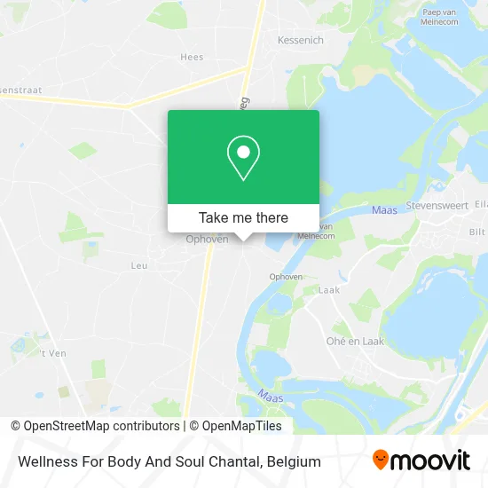 Wellness For Body And Soul Chantal map
