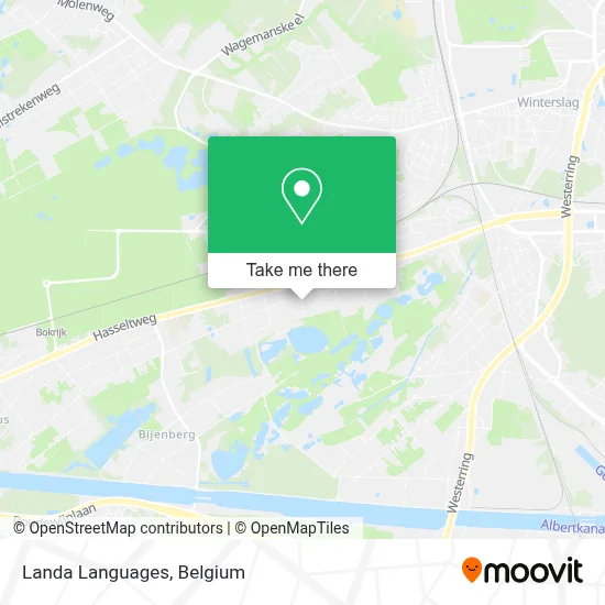Landa Languages map