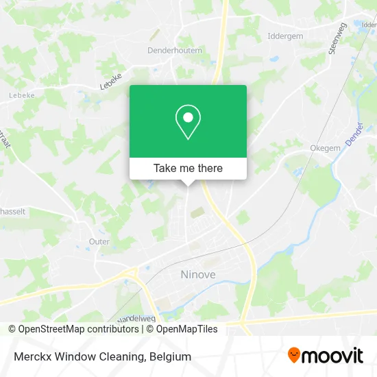 Merckx Window Cleaning map
