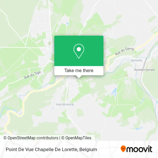 Point De Vue Chapelle De Lorette map