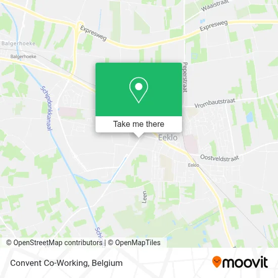 Convent Co-Working map