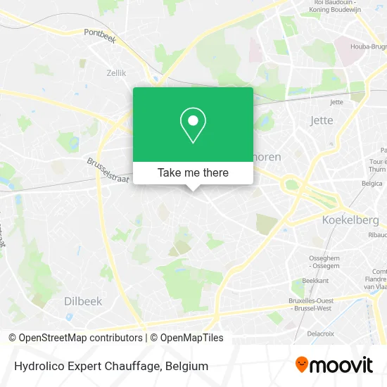 Hydrolico Expert Chauffage map