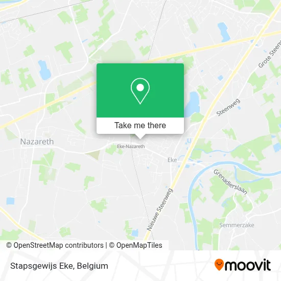 Stapsgewijs Eke map