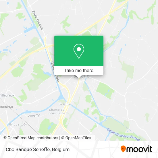 Cbc Banque Seneffe map