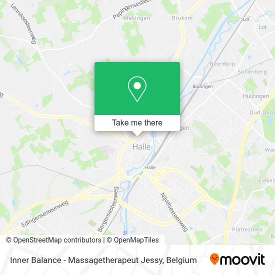 Inner Balance - Massagetherapeut Jessy map