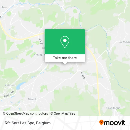 Rfc Sart-Lez-Spa map