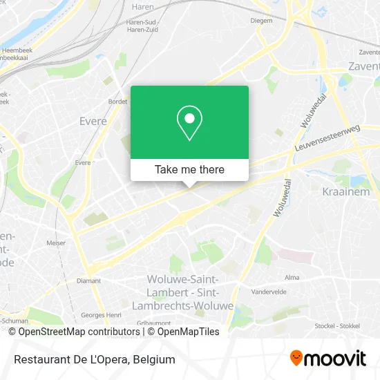Restaurant De L'Opera map