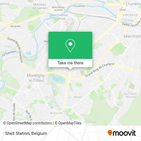 Shell Station map