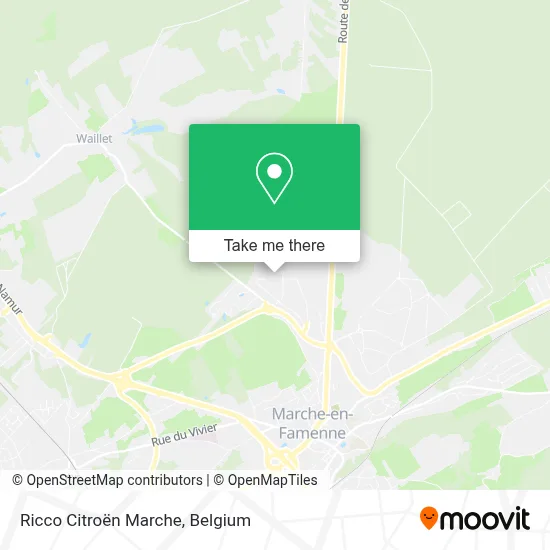 Ricco Citroën Marche map