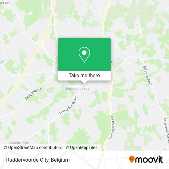 Ruddervoorde City map