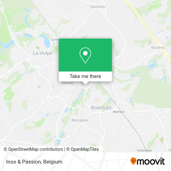 Inox & Passion map