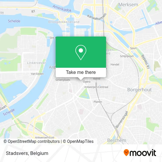 Stadsvers map